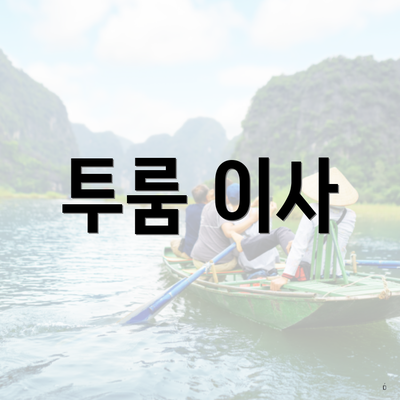 투룸 이사